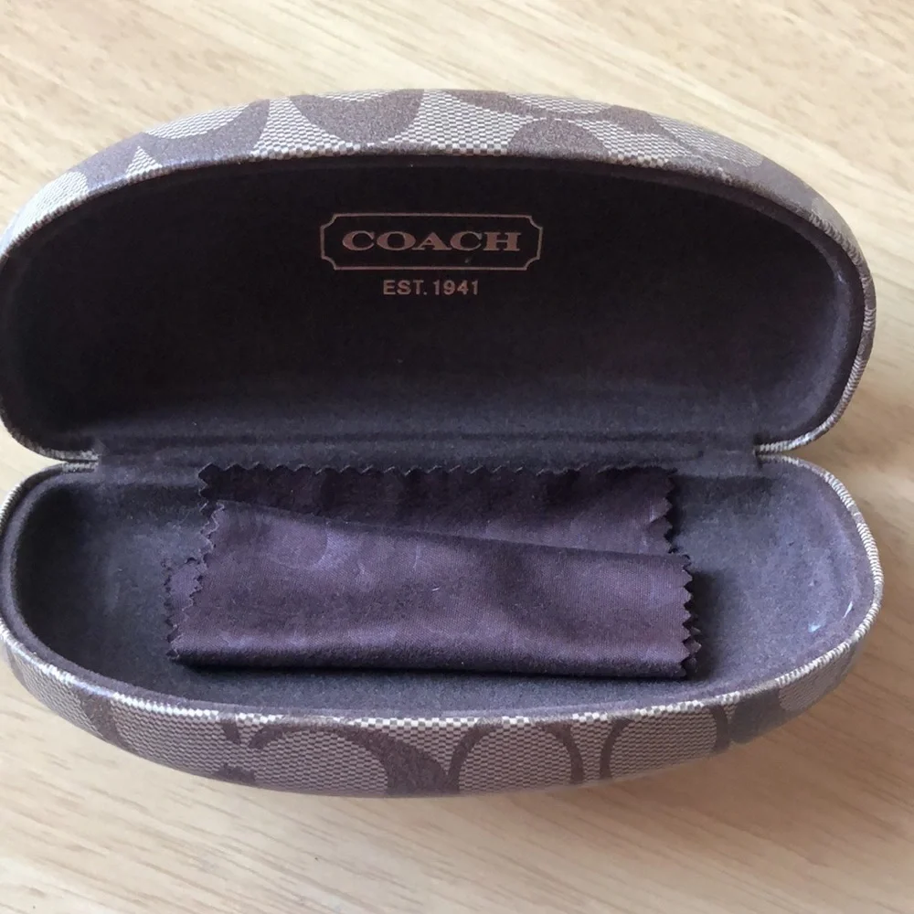Coach sunglass case
